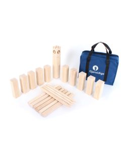 Kubb-spill m/bag