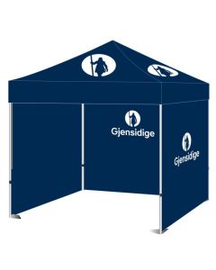 Telt 3x3 m - Gjensidige-logo